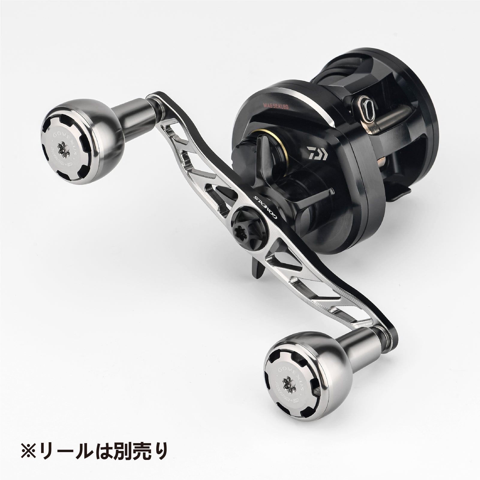 極上美品　ゴメクサス　ユニオンハンドル　ジュラルミン　サーティフォー　バランサー ゴメクサス CH-AS30 超々ジュラルミン製ハンドル アルミ製ノブ 120mm
