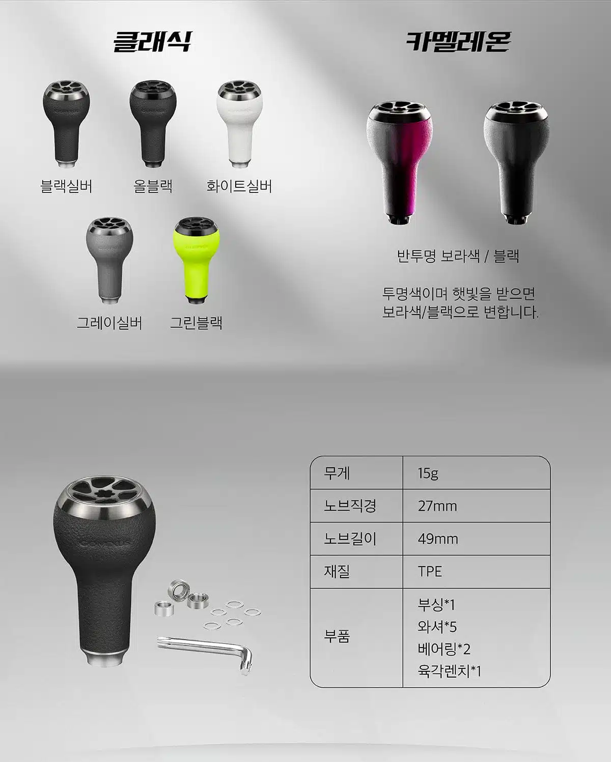 핸들 노브—터치Y – 고멕서스