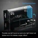 Gomexus Aluminum Handle for Baitcasting Reel with TPE Knob BDH-A27 - Image 11