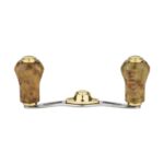Gomexus TH80-RF22 Titanium Handle 80mm with Cypress Wood Knob 22mm
